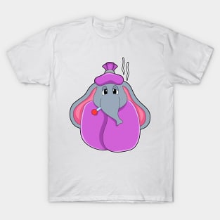 Elephant with Fever thermometer T-Shirt